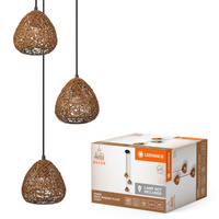 Dekorativní stropní závěsné svítidlo E27 béžová Dekor Ledvance