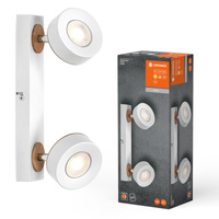 LED stropní nástěnné svítidlo Nástěnné povrchové svítidlo 9,6W 615lm CCT Dekorativní bílý bod Pluto Ledvance