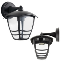 Venkovní nástěnné svítidlo E27 IP54 černé Tevio Kobi