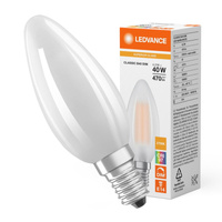 LED žárovka B35 E14 4,2W = 40W 470lm 2700K Teplá bílá FILAMENTNÍ STMÍVATELNÁ LEDVANCE