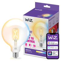 LED žárovka E27 Sphere G125 7W = 60W 806lm 2700-6500K TW FILAMENT Intelligent SMART WiFi Bluetooth App WiZ