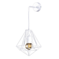 Moderní bílé nástěnné svítidlo. svítidlo do obývacího pokoje ve skandinávském stylu. 1xE27