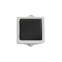 Jednoduchý vypínač 10A Square Grey TEKNO Kanlux