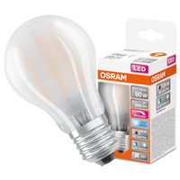 LED žárovka E27 A60 5,8W = 60W 806lm 4000K Neutrální 300° CRI90 Stmívatelné vlákno OSRAM SUPER STAR+