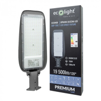 LED pouliční lampa 150W 19500lm 6500K Cold IP65 130lm/W PREMIUM Ecolight