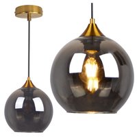 Stropní závěsné svítidlo E27 Zlatá šedá Damar Sanico Goldlux