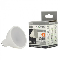 LED reflektorová žárovka MR16 GU5.3 8W 640lm 4000K Neutral 12V Ecolight