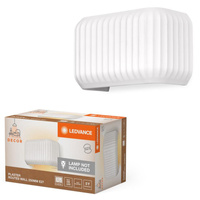 Dekorativní nástěnné svítidlo Nástěnná povrchová montáž E27 Bílá Dekor Ledvance