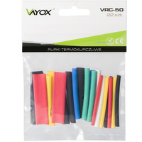 Teplem smrštitelné trubičky Barevné pásky 22ks 50mm