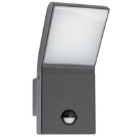 Venkovní zahradní nástěnná lampa LED 12W 4000K IP54 s pohybovým a soumrakovým senzorem