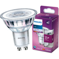 LED žárovka GU10 3.5W = 35W 275lm 4000K Neutrální bila 36° reflektor PHILIPS