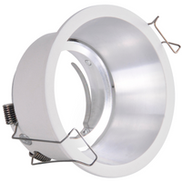 KOLDING Bílé a stříbrné zapuštěné kulaté pohyblivé svítidlo MR16 GOLDLUX (Polux)