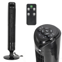 Sloupový ventilátor Trubkový cirkulátor vzduchu Stojanový ventilátor černý 45W Lisse 2 Windstar Kobi