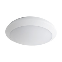 Plafond LED stropní svítidlo se senzorem pohybu Povrchová montáž 16W 1300lm 4000K Neutrální IP65 Kulatá bílá DABA KANLUX