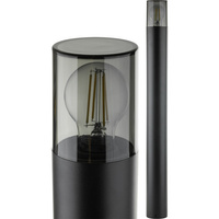 Zahradní lampa LED Venkovní stožár DENVER E27 IP44 80cm Kulatý