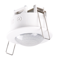 PIR čidlo pohybu a soumraku 6m 120° pod omítku bílé Sanico Goldlux