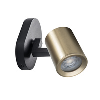 Nástěnné svítidlo Stropní svítidlo Nastavitelné LED GU10 Round Black Gold Laurin Kanlux