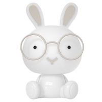 Dekorativní LED lampa 2,5 W 110 lm 4000K neutrální RGB bílá stmívatelná Sanico Rabbit Goldlux