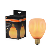 LED žárovka E27 Oval 3,5W 300lm 2700K Warm Decorative Orange Osram