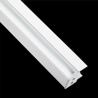 Nábytkový Eloxovaný Hliníkový Profil pro LED Pásky KM48, Stříbrný 1m + Průhledná Krytka + Záslepky LUMILED