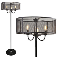 Stojací lampa Soho 3xE14 GOLDLUX (Polux) černá