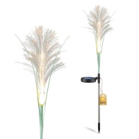 LED solární zahradní lampa řídící stojící okrasné IP44 venkovní travní světlo