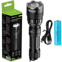 Taktická ruční svítilna Výkonná tříbarevná svítilna SST40 1500lm řady Pro VA0099 Vayox