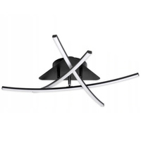 Geometrické stropní svítidlo PLAFON LED lustr MODENA LORIA 29W 4000K černá