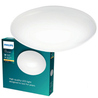 Plafond LED stropní svítidlo SUEDE 24W 2700K 38cm bílé Kulaté stropní svítidlo PHILIPS pro povrchovou montáž