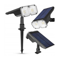 LED zahradní reflektor Solar Plug-in IP44 2700K/6500K Venkovní soumrakový senzor