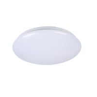 Plafond LED stropní světlo 12W 900lm 4000lm neutrální IP44 povrchová montáž bílá CORSO KANLUX