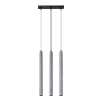 PASTELO 3L 3xG9 Betonové stropní závěsné svítidlo Moderní SOLLUX