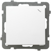 Světelný spínač Jednostupňový jednopólový spínač Bílý ŁP-3G/m/00 OSPEL AS