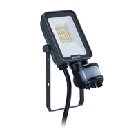 LED reflektor 10W 1200lm 3000K/4000K/6500K IP65 se senzorem pohybu černý PHILIPS LEDINAIRE