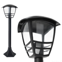 Zahradní lampa Outdoor Post Standing LED E27 IP54 Black Tvio Kobi