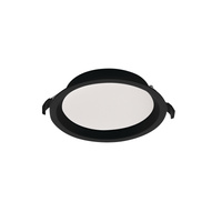 Vestavné LED svítidlo 21W 2310lm 3500K Warm CRI90 90° Round Black TIBERI Kanlux