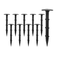 10x montážní kotva pro upevnění základního lemování