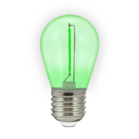 LED žárovka E27 FILAMENT 0.3W zelená pro Girland PARTY GOLDLUX (Polux) SET 2 PACK.