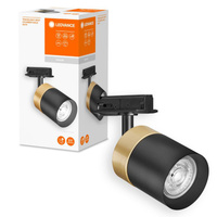 LED panel Flush Mount GU10 Spot White Gold Tracklight Spot Cylinder Gold Ledvance