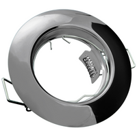 Opin GOLDLUX (Polux) pevné stropní svítidlo. kulaté. černý perleťový kov GU10