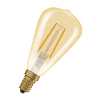 LED žárovka ST48 Vintage E14 2,8W = 25W 250lm 2200K teplá bílá 320° Amber Dimmable Filament Vintage 1906 Osram