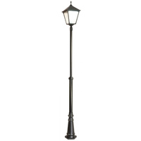 Venkovní zahradní lampový stožár LANTERN E27 Retro čtverec OGMWN 1 BD KW 200-300cm černá Su-Ma