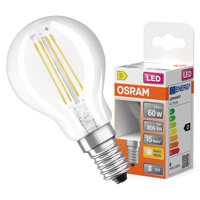 E14 P45 LED žárovka 5.5W = 60W 806lm 2700K Teplá bílá 320° vlákno OSRAM STAR