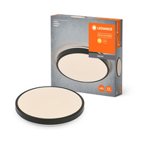 Stropní svítidlo LED Plafond s povrchovou montáží 24W 1450lm 3000K Warm Black 39cm Orbis Ledvance