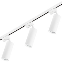 Osvětlovací lišta 1.5m + 3x reflektor lištový, GU10 Bílá RITI LUMILED