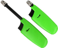 Zapalovač s prodlouženou hlavní s plynem.Výsuvný zapalovač na svíčky