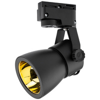 GU10 GOLDI Track světle černá a zlatá pro jednofázové tratě