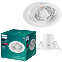 Zapuštěná montáž LED pod omítku 3W 210lm 4000K SceneSwitch White Pomeron Philips