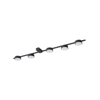 PILLS V 8262 Nowodvorski Black 5xGX53 Moderní stropní svítidlo s páskem