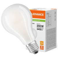 LED žárovka A95 E27 24W = 200W 3452lm 4000K neutrální bílá FILAMENT LEDVANCE